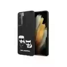 Чохол Karl Lagerfeld Ikonik Karl and Choupette для Samsung Galaxy S21 G991 Black (KLHCS21SPCUSKCBK)