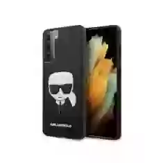 Чехол Karl Lagerfeld Saffiano Ikonik Karl`s Head для Samsung Galaxy S21 G991 Black (KLHCS21SSAKHBK)