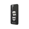 Чохол Karl Lagerfeld Saffiano Ikonik Karl and Choupette Head для Samsung Galaxy S21 G991 Black (KLHCS21SSAKICKCBK)