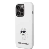 Чехол Karl Lagerfeld Silicone Choupette для iPhone 14 Pro White (KLHCP14LSNCHBCH)