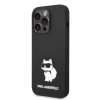 Чохол Karl Lagerfeld Silicone Choupette для iPhone 14 Pro Black (KLHCP14LSNCHBCK)