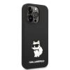 Чохол Karl Lagerfeld Silicone Choupette для iPhone 14 Pro Black (KLHCP14LSNCHBCK)
