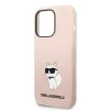 Чохол Karl Lagerfeld Silicone Choupette для iPhone 14 Pro Pink (KLHCP14LSNCHBCP)