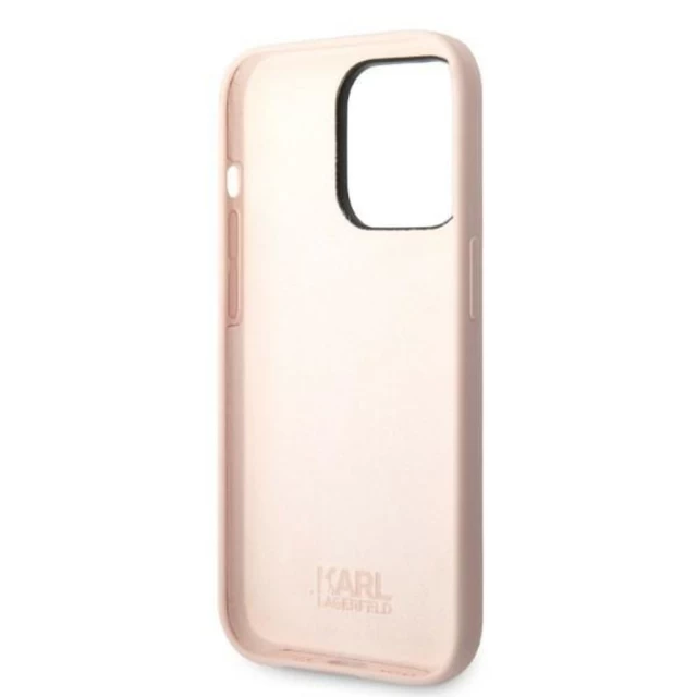 Чехол Karl Lagerfeld Silicone Choupette для iPhone 14 Pro Pink (KLHCP14LSNCHBCP)