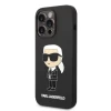 Чехол Karl Lagerfeld Silicone Ikonik для iPhone 14 Pro Black (KLHCP14LSNIKBCK)
