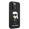 Чохол Karl Lagerfeld Silicone Ikonik для iPhone 14 Pro Black (KLHCP14LSNIKBCK)