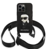 Чохол Karl Lagerfeld Monogram Ikonik Patch для iPhone 14 Pro Black (KLHCP14LSTKMK)