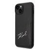 Чехол Karl Lagerfeld Signature Logo Cardslot для iPhone 14 Plus Black (KLHCP14MCSSK)