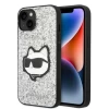 Чохол Karl Lagerfeld Glitter Choupette Patch для iPhone 14 Plus Silver (KLHCP14MG2CPS)