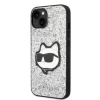 Чохол Karl Lagerfeld Glitter Choupette Patch для iPhone 14 Plus Silver (KLHCP14MG2CPS)