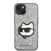 Чохол Karl Lagerfeld Glitter Choupette Patch для iPhone 14 Plus Silver (KLHCP14MG2CPS)