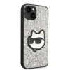 Чохол Karl Lagerfeld Glitter Choupette Patch для iPhone 14 Plus Silver (KLHCP14MG2CPS)