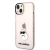 Чехол Karl Lagerfeld Ikonik Choupette для iPhone 14 Plus Pink (KLHCP14MHNCHTCP)