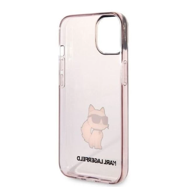 Чехол Karl Lagerfeld Ikonik Choupette для iPhone 14 Plus Pink (KLHCP14MHNCHTCP)