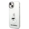 Чехол Karl Lagerfeld Ikonik Choupette для iPhone 14 Plus Transparent (KLHCP14MHNCHTCT)