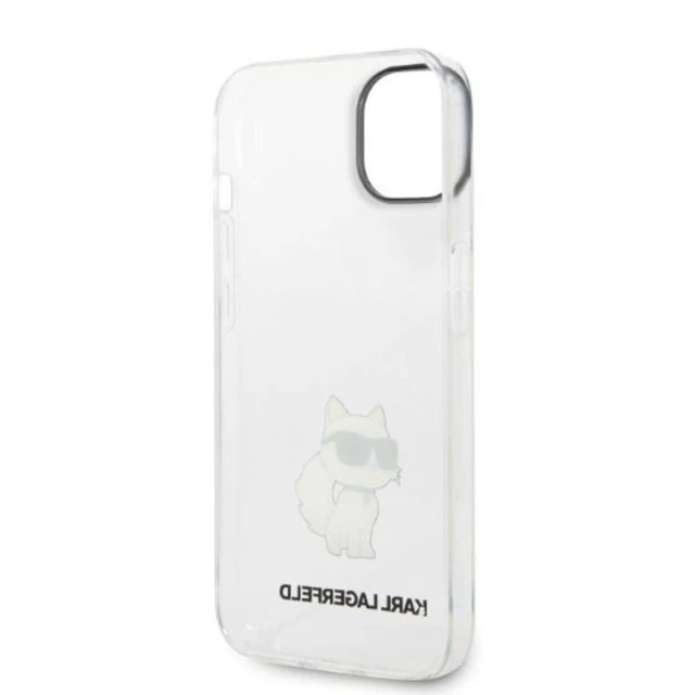 Чехол Karl Lagerfeld Ikonik Choupette для iPhone 14 Plus Transparent (KLHCP14MHNCHTCT)