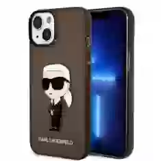 Чохол Karl Lagerfeld Ikonik Karl Lagerfeld для iPhone 14 Plus Black (KLHCP14MHNIKTCK)