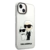 Чехол Karl Lagerfeld Gliter Karl & Choupette для iPhone 14 Plus Transparent (KLHCP14MHNKCTGT)