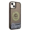 Чехол Karl Lagerfeld Liquid Glitter RSG для iPhone 14 Plus Black (KLHCP14MLCRSGRK)