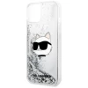 Чохол Karl Lagerfeld Glitter Choupette Head для iPhone 14 Plus Silver (KLHCP14MLNCHCS)