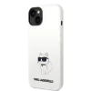 Чехол Karl Lagerfeld Silicone Choupette для iPhone 14 Plus White (KLHCP14MSNCHBCH)