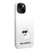 Чохол Karl Lagerfeld Silicone Choupette для iPhone 14 Plus White (KLHCP14MSNCHBCH)