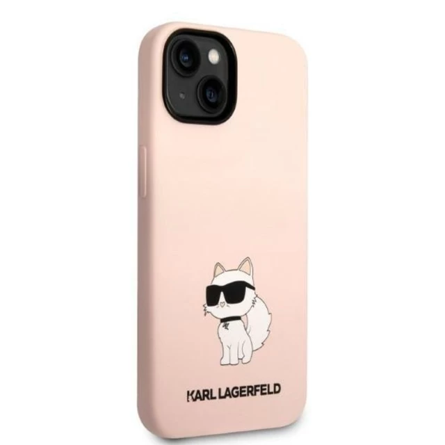 Чехол Karl Lagerfeld Silicone Choupette для iPhone 14 Plus Pink (KLHCP14MSNCHBCP)