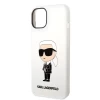 Чохол Karl Lagerfeld Silicone Ikonik для iPhone 14 Plus White (KLHCP14MSNIKBCH)
