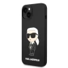 Чехол Karl Lagerfeld Silicone Ikonik для iPhone 14 Plus Black (KLHCP14MSNIKBCK)