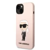 Чехол Karl Lagerfeld Silicone Ikonik для iPhone 14 Plus Pink (KLHCP14MSNIKBCP)