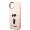 Чохол Karl Lagerfeld Silicone Ikonik для iPhone 14 Plus Pink (KLHCP14MSNIKBCP)