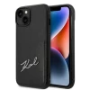 Чехол Karl Lagerfeld Signature Logo Cardslot для iPhone 14 Black (KLHCP14SCSSK)