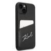 Чохол Karl Lagerfeld Signature Logo Cardslot для iPhone 14 Black (KLHCP14SCSSK)