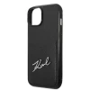 Чехол Karl Lagerfeld Signature Logo Cardslot для iPhone 14 Black (KLHCP14SCSSK)