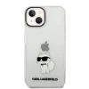 Чехол Karl Lagerfeld Ikonik Choupette для iPhone 14 Transparent (KLHCP14SHNCHTCT)