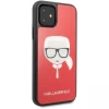 Чохол Karl Lagerfeld Glitter Karl's Head для iPhone 11 Red (KLHCN61DLHRE)