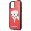 Чохол Karl Lagerfeld Glitter Karl's Head для iPhone 11 Red (KLHCN61DLHRE)