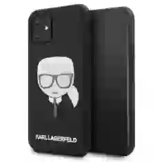 Чохол Karl Lagerfeld Iconik Embossed & Glitter для iPhone 11 Black (KLHCN61GLBK)
