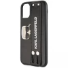 Чехол Karl Lagerfeld Iconic Hand Strap для iPhone 11 Black (KLHCN61HA2BK)