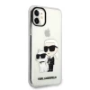 Чохол Karl Lagerfeld Glitter Karl & Choupette для iPhone 11 Transparent (KLHCN61HNKCTGT)