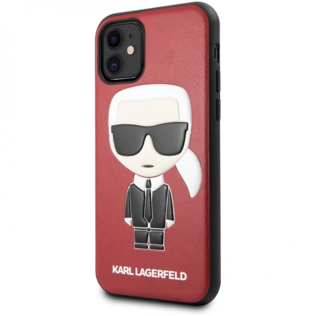 Чехол Karl Lagerfeld Ikonic Karl Fullbody для iPhone 11 Red (KLHCN61IKPURE)