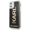 Чехол Karl Lagerfeld Karl Logo Glitter для iPhone 11 Black (KLHCN61KAGBK)