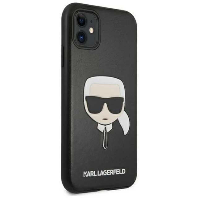Чехол Karl Lagerfeld Ikonik Karl's Head для iPhone 11 Black (KLHCN61KHBK)