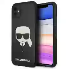 Чохол Karl Lagerfeld Ikonik Karl's Head для iPhone 11 Black (KLHCN61KHBK)