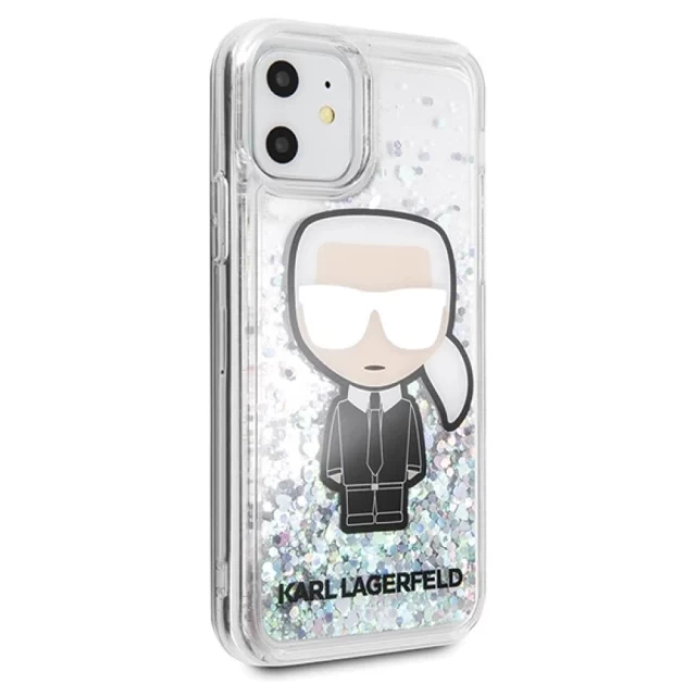 Чохол Karl Lagerfeld Glitter Ikonik для iPhone 11 Iridescent (KLHCN61LGIRKL)