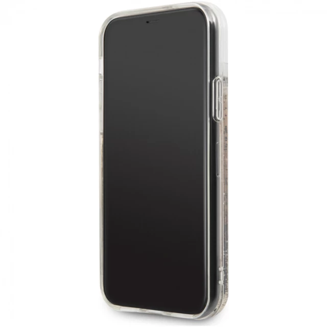 Чохол Karl Lagerfeld Glitter для iPhone 11 Black Gold (KLHCN61ROGO)