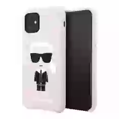 Чохол Karl Lagerfeld Silicone Iconic для iPhone 11 Light Pink (KLHCN61SLFKPI)