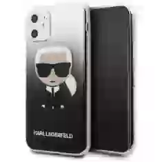 Чехол Karl Lagerfeld Gradient Ikonik Karl для iPhone 11 Black (KLHCN61TRDFKBK)