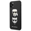Чохол Karl Lagerfeld Saffiano Karl & Choupette Head для iPhone 11 Pro Max Black (KLHCN65SAKICKCBK)