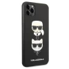 Чехол Karl Lagerfeld Saffiano Karl & Choupette Head для iPhone 11 Pro Max Black (KLHCN65SAKICKCBK)